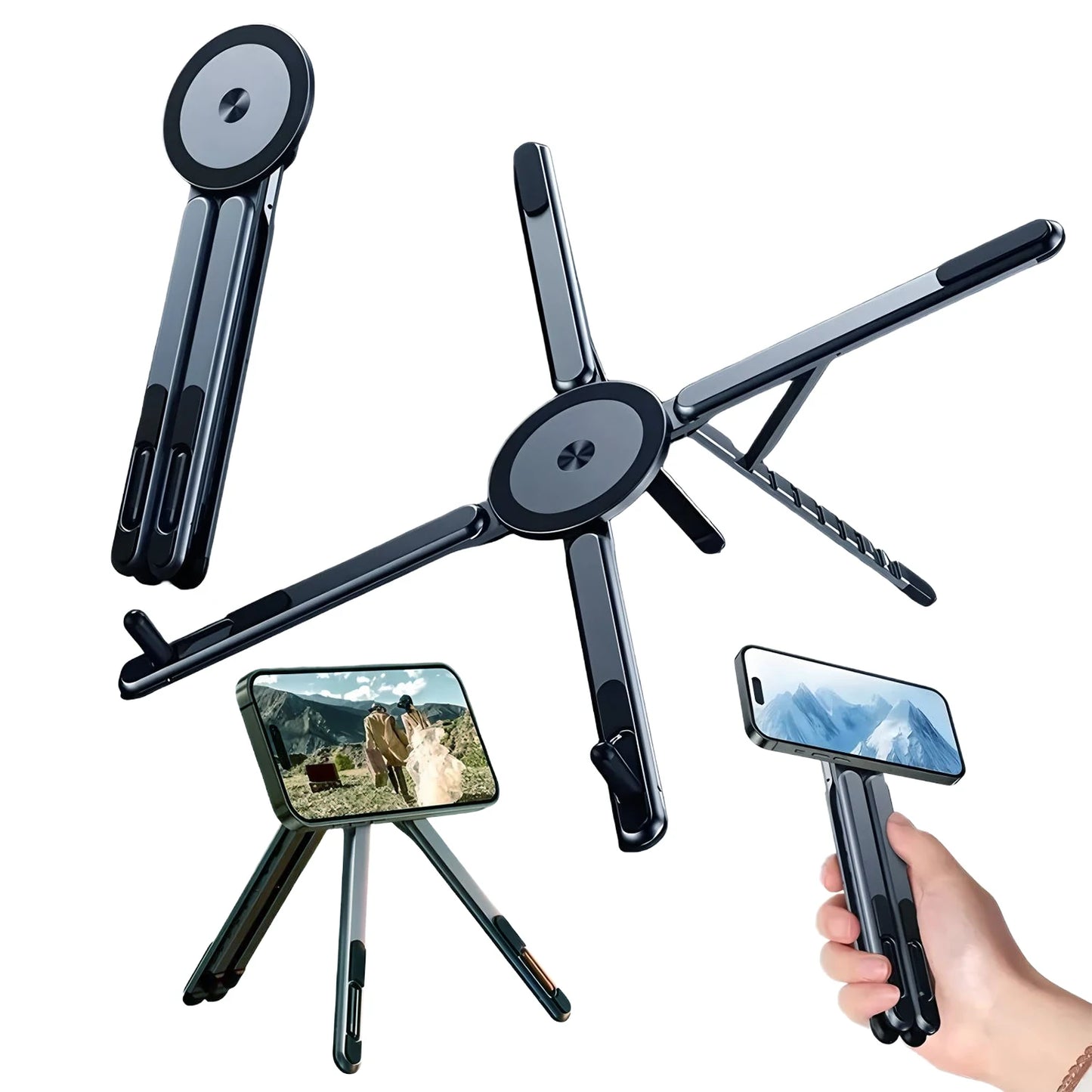 Metallic stand with multiple functions and basic features that offers many uses