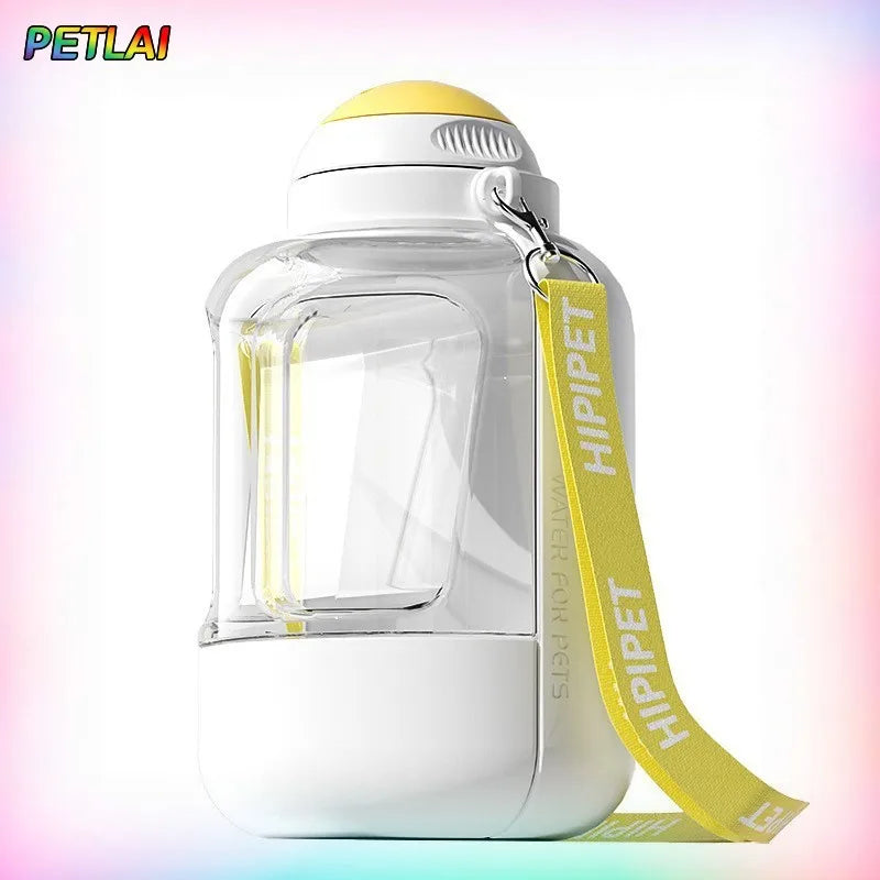 Leak-proof 1.5L pet water bottle for dogs and cats"